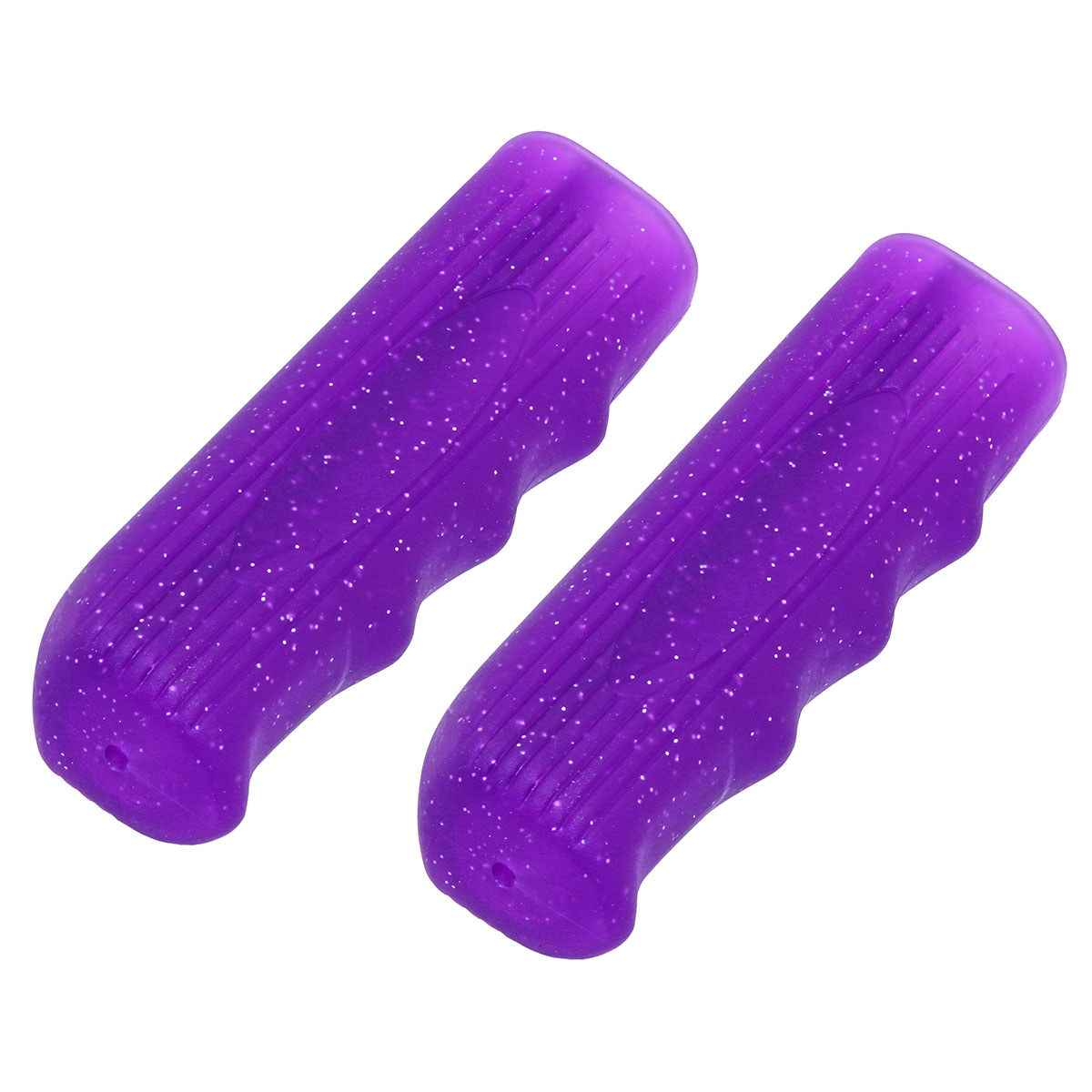 Custom Grips 7/8 long 116mm Kraton Rubber Sparkle/Purple.
